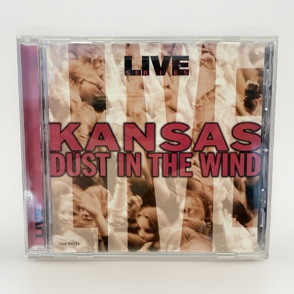 Kansas Live Dust in the Wind CD Carry On Wayward Son Dust In The Wind VTG Retro